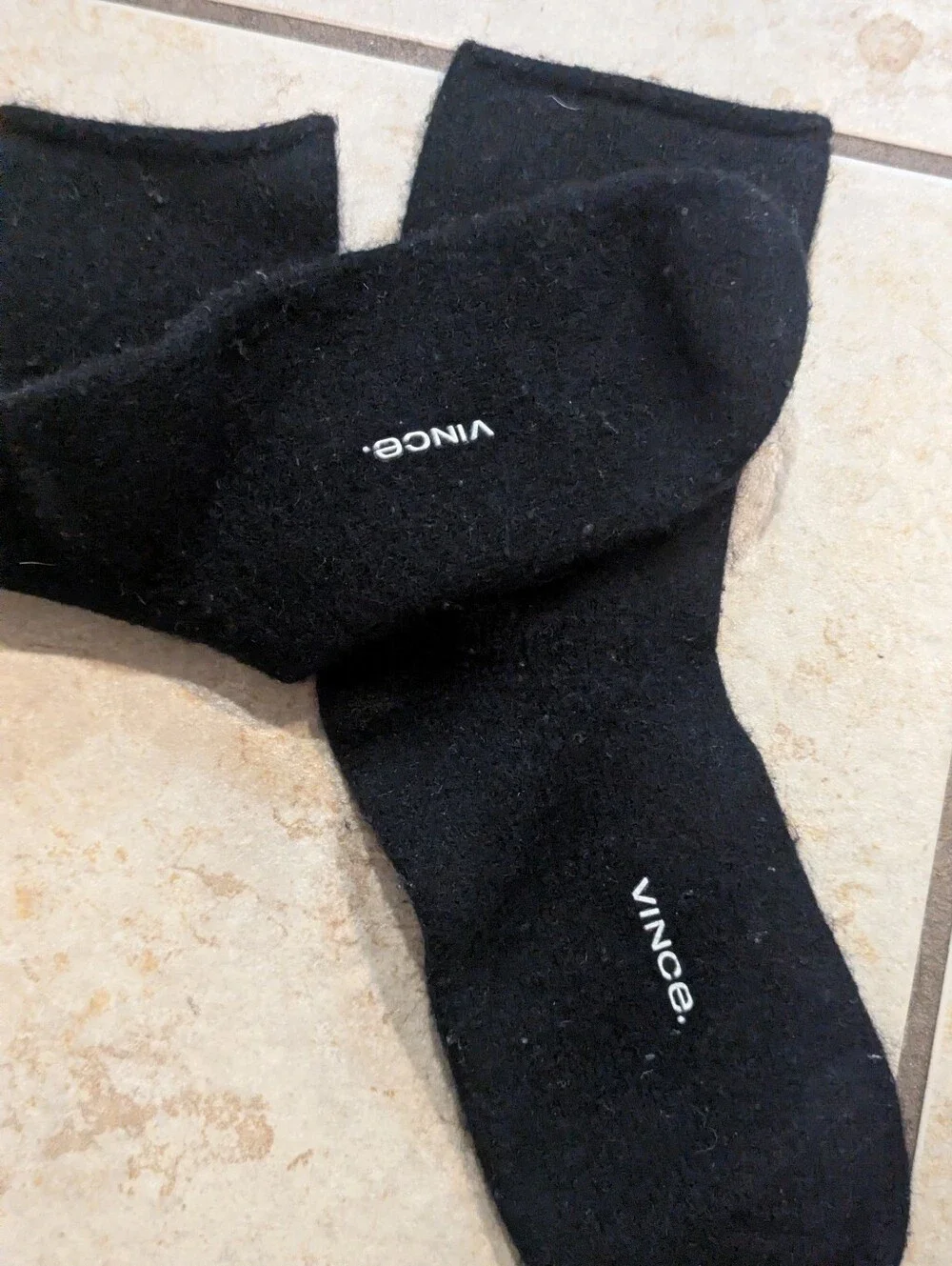 Vince Women's Cashmere Jersey Sock - Picture 4 of 4